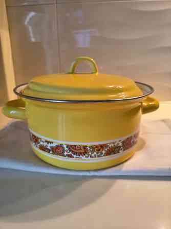 Кастрюля эмалированная новая. Цена снижена Донецк