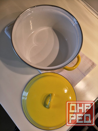 Кастрюля эмалированная новая. Цена снижена Донецк - изображение 3