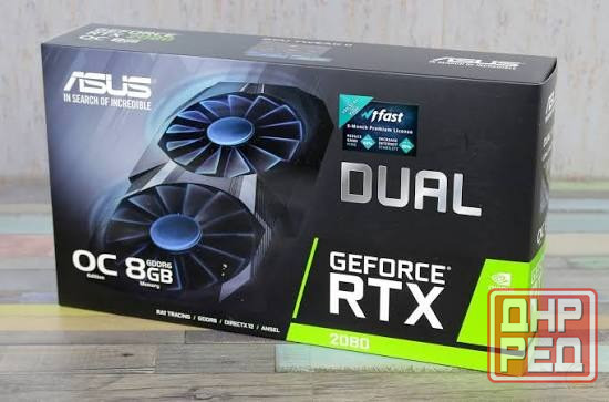 Видеокарта ASUS GeForce RTX 2080 Dual O8G OC 8GB Донецк - изображение 1