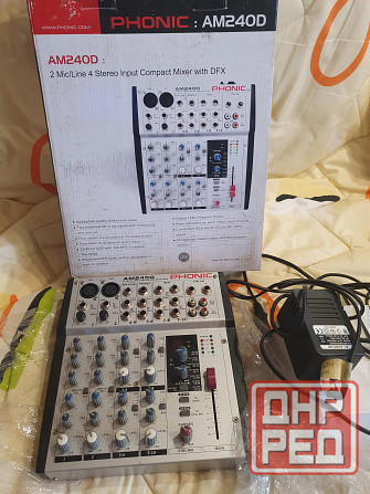 Микшерный пульт Phonic AM 240D Донецк - изображение 1