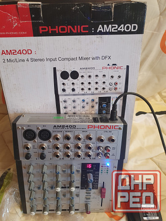 Микшерный пульт Phonic AM 240D Донецк - изображение 8