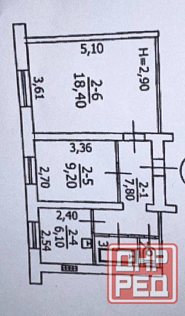 Продажа 2х Комнатной Квартиры в Ханженково ! Макеевка - изображение 1