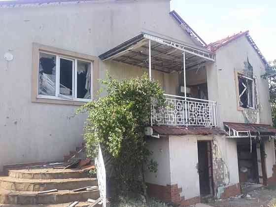 продажа земли и поврежденного дома в Широкино (Новоазовский район) рядом с морем Мариуполь