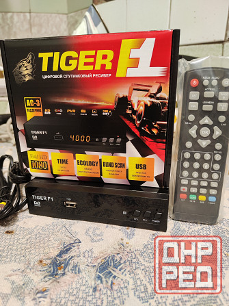 Cпутниковый + iptv тюнер Tiger F1 Донецк - изображение 1