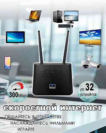 4G роутер Wi-Fi M5 под Sim-карту со съемными антеннами Донецк