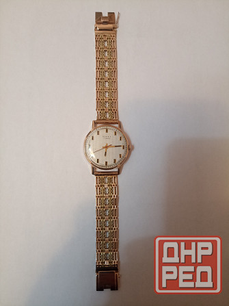 Золотые часы " полёт" на золотом браслете Донецк - изображение 3