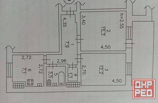 Продам 2х комн квартиру на Боссе ул.Речная Донецк - изображение 7