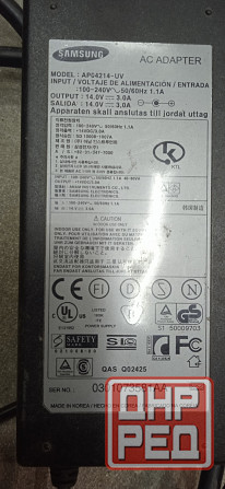 Зарядка для ноутбука Самсунг 14В, 3А Донецк - изображение 1