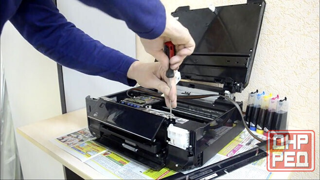 Ремонт струйных принтеров и мфу epson , hp , canon Макеевка - изображение 1