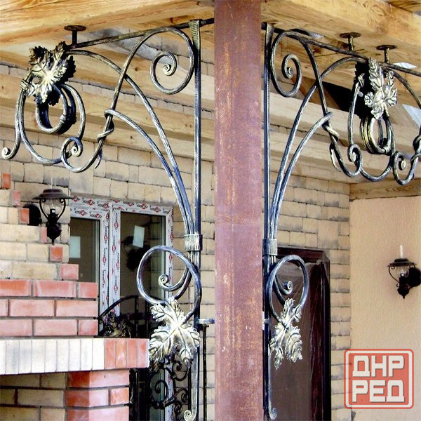 Изготовим Ограды на кладбище, решетки на окна, козырьки над дверями. Донецк - изображение 3