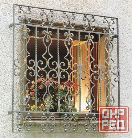 Изготовим Ограды на кладбище, решетки на окна, козырьки над дверями. Донецк - изображение 2