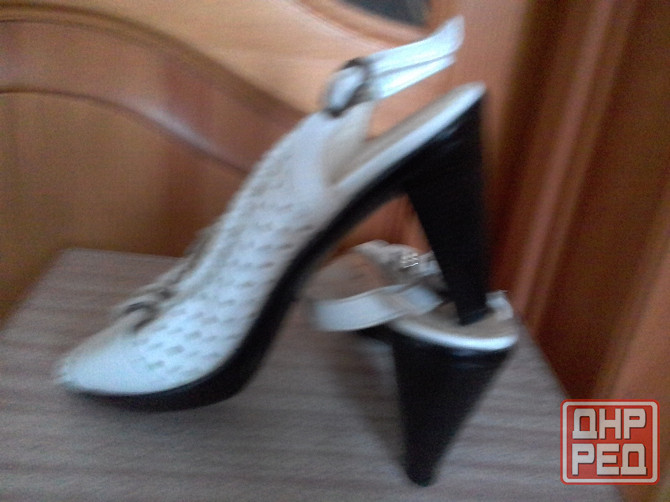 Босоножки женские Mario Muzi (Турция) натурал. кожа. Босоножки каблук и танкетка. Донецк - изображение 3