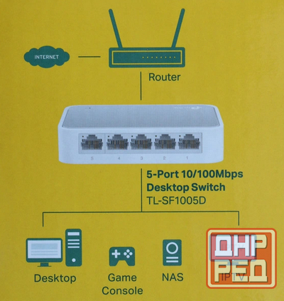 Коммутатор TP-Link TL-SF1005D Донецк - изображение 3