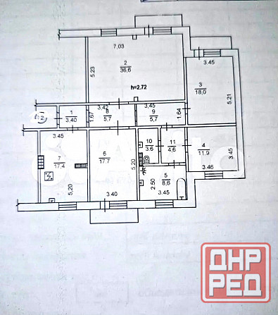 4-к в Калининском районе, 138 м Донецк - изображение 11