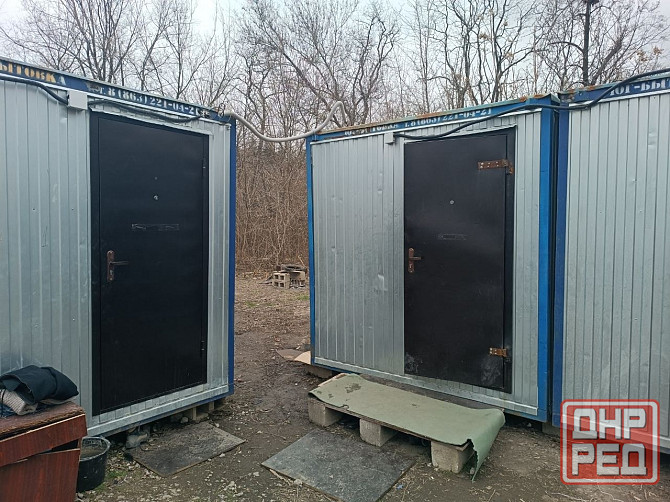 Продам бытовки металлические б/у Донецк - изображение 2