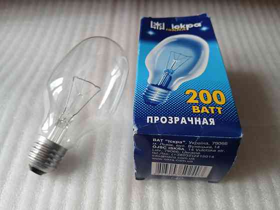 Лампа накаливания 200Вт Донецк