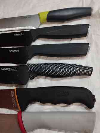 Ножи кухонные--satoshi--4штуки. webber-1шт. atasan-1шт. Донецк