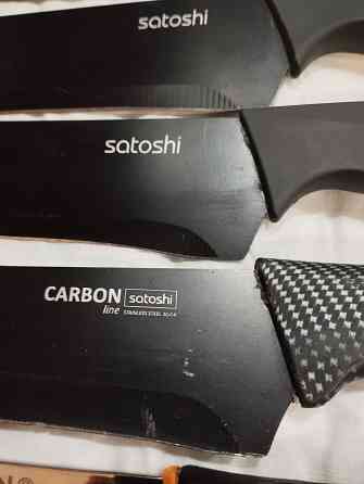 Ножи кухонные--satoshi--4штуки. webber-1шт. atasan-1шт. Донецк
