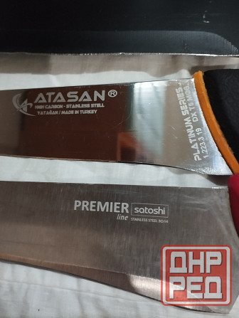 Ножи кухонные--satoshi--4штуки. webber-1шт. atasan-1шт. Донецк - изображение 2
