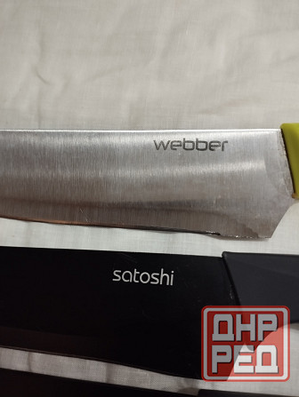 Ножи кухонные--satoshi--4штуки. webber-1шт. atasan-1шт. Донецк - изображение 4
