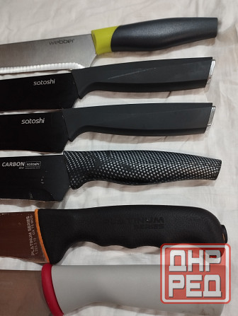 Ножи кухонные--satoshi--4штуки. webber-1шт. atasan-1шт. Донецк - изображение 5