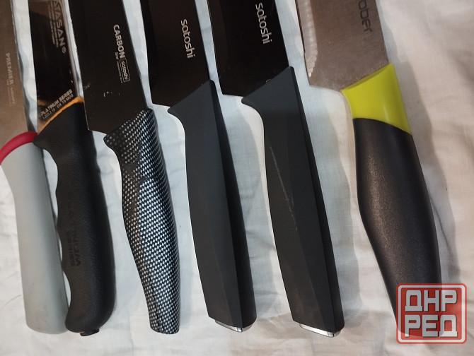 Ножи кухонные--satoshi--4штуки. webber-1шт. atasan-1шт. Донецк - изображение 6