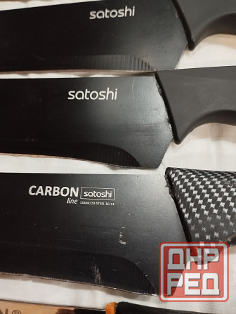 Ножи кухонные--satoshi--4штуки. webber-1шт. atasan-1шт. Донецк - изображение 3