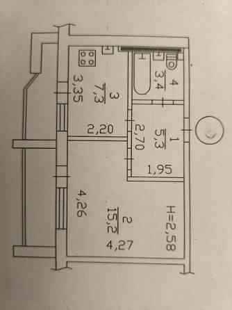 Продаю 1-комнатную квартиру в Киевском районе, ул. Артёма Донецк