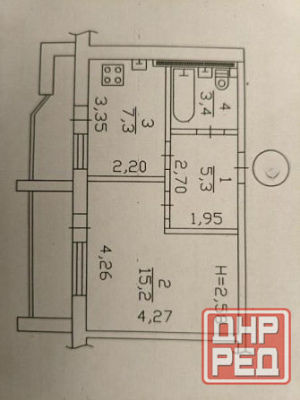 Продаю 1-комнатную квартиру в Киевском районе, ул. Артёма Донецк - изображение 1