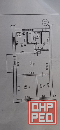 Продается 3 - х комнатная квартира, ул. Градостроителей мкр. Октябрьский Донецк - изображение 10