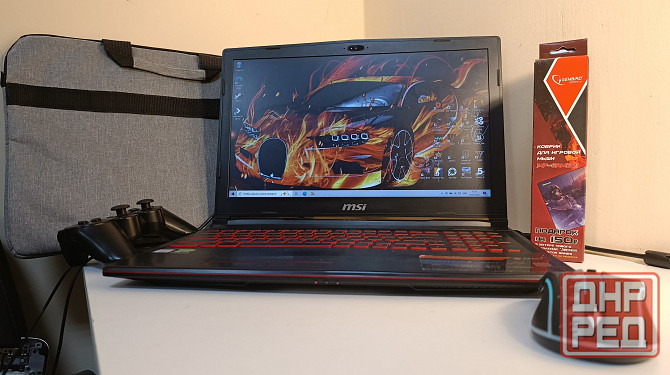 Игровой ноутбук MSI +20 игр 2 видеокарты Донецк - изображение 1