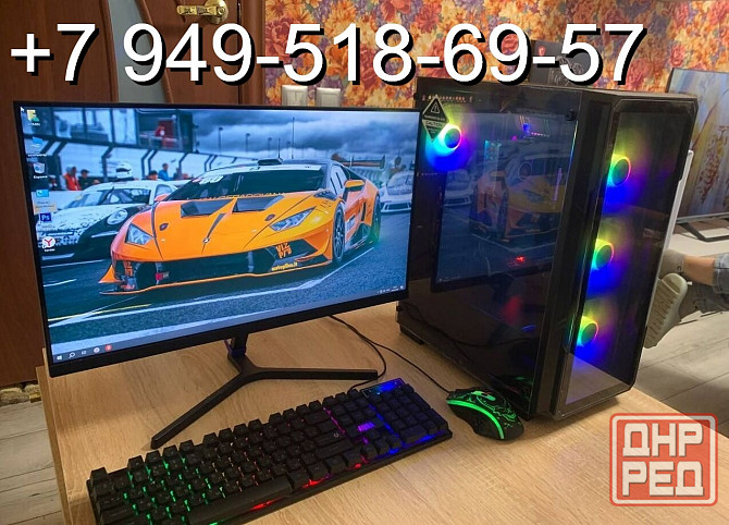 Новый Пк Intel i3-12100f DDR4-32Gb NVME-512GB Донецк - изображение 1