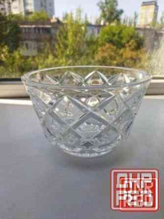 Большая хрустальная салатница Донецк