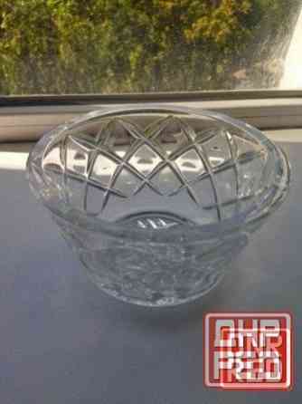 Большая хрустальная салатница Донецк