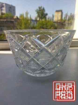 Большая хрустальная салатница Донецк