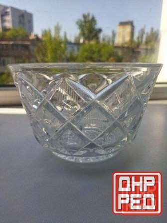 Большая хрустальная салатница Донецк - изображение 2