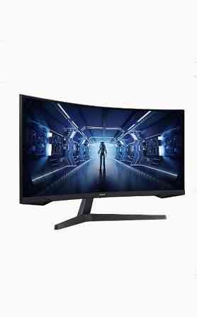 Игровой [арт-6364] монитор 34" Samsung Odyssey G5 C34g55twwi, 3440х1440, 165 гц, Va, изогнутый, черн Макеевка