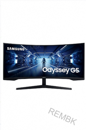 Игровой [арт-6364] монитор 34" Samsung Odyssey G5 C34g55twwi, 3440х1440, 165 гц, Va, изогнутый, черн Макеевка