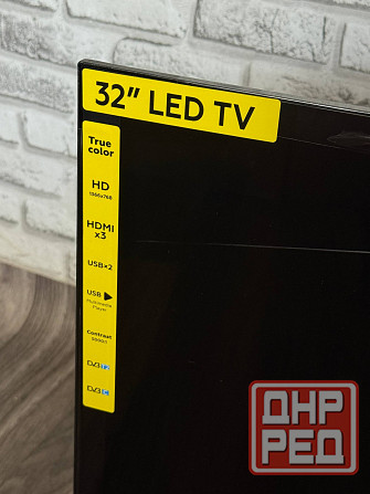 Телевизор, тонкие рамки, BQ 32F38B черный, диагональ экрана 32", HD, 50/60 Гц. Донецк - изображение 2