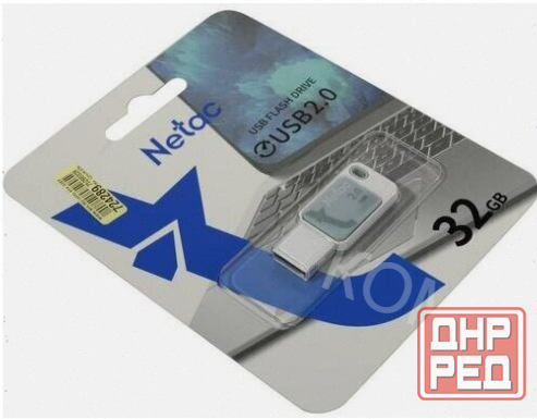 Флешка (ар:арт-1158) 32gb Netac Ua31 Blue Usb 2.0 (Nt03ua31n-032g-20bl) Макеевка - изображение 1