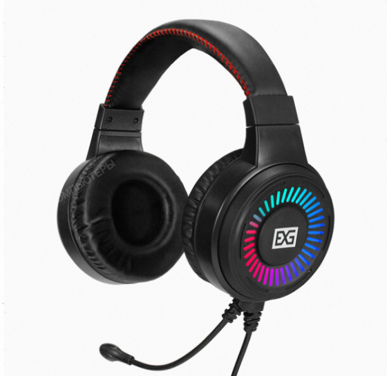 Полноразмерные [арт-1110] игровые наушники с микрофоном (гарнитура) Exegate Gaming Hs-520g (Usb, 2x3 Макеевка
