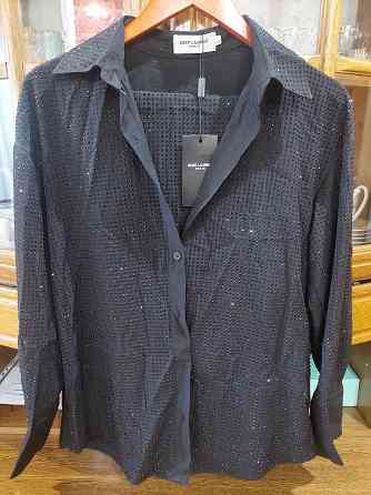 Очень красивый эффектный брючный костюм р.L Донецк