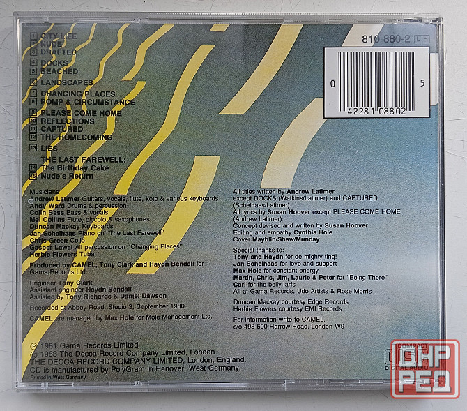 Camel (1981) Nude - CD, фирменный (Germany) Макеевка - изображение 2
