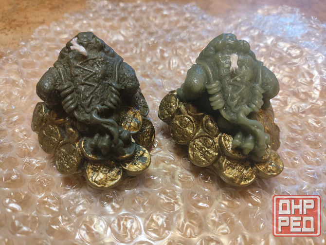 Свеча лягушка/жаба с монетками Донецк - изображение 3