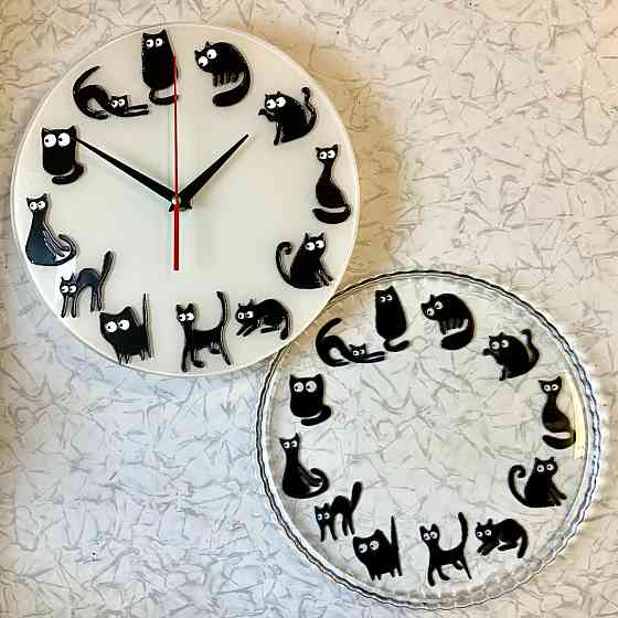 Набор Созвездие Кота часы и блюдо Донецк