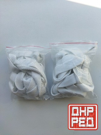 Шнурки для обуви белые Донецк - изображение 2