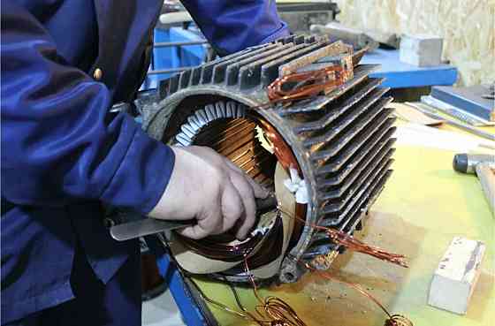 Ремонт (перемотка) электродвигателя переменного тока Донецк