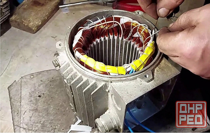 Ремонт (перемотка) электродвигателя переменного тока Донецк - изображение 1