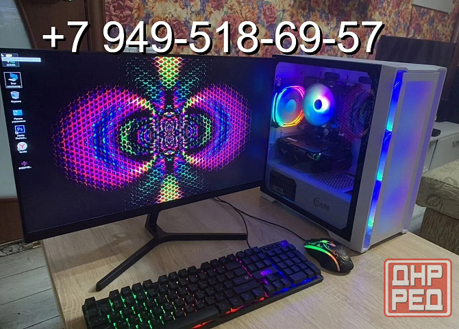 Новый Пк Ryzen 5-5500 DDR4-32Gb NVME-512GB Донецк - изображение 1