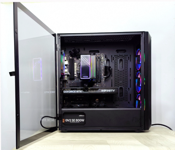 Игровой - арт-9459 компьютер Byte-Vortexprime | Amd Ryzen 5 7500f (6 ядер/12 потоков) | 800 вт | Ssd Донецк